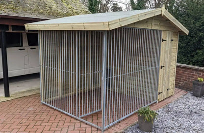 10 x 8ft Single Dog Kennel –  Professional Installation Included
