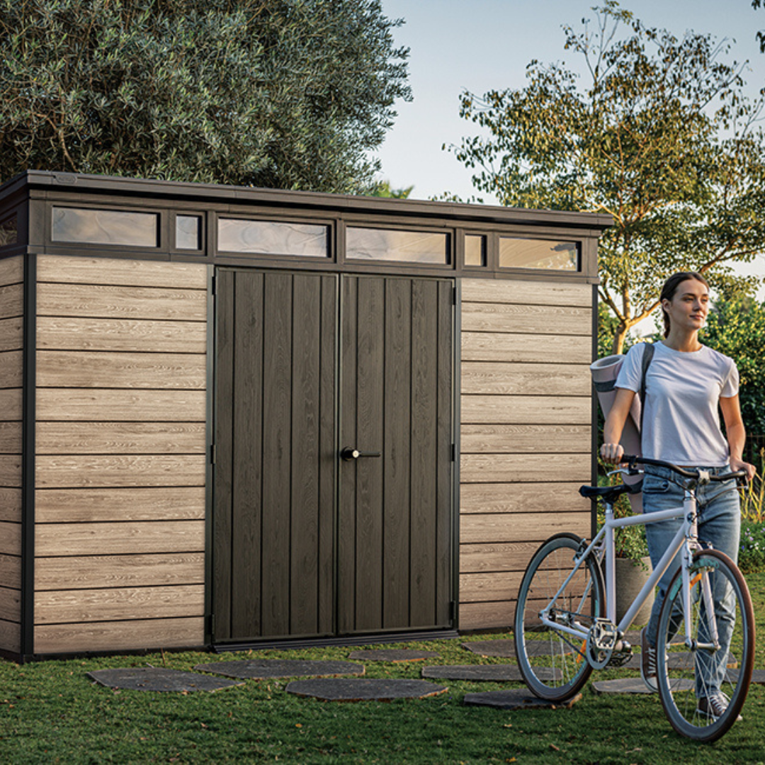 Signature Collection: 11x7ft (3.4m x 2.1m) Shed Ashwood